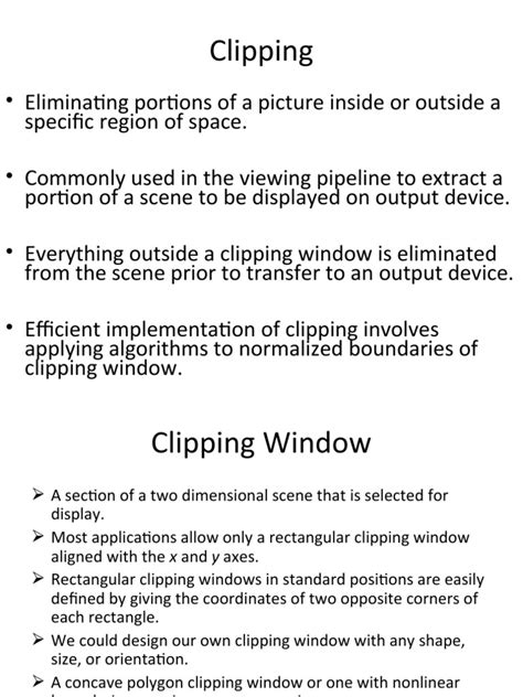 Image result for Clipping in Computer Graphics Notes