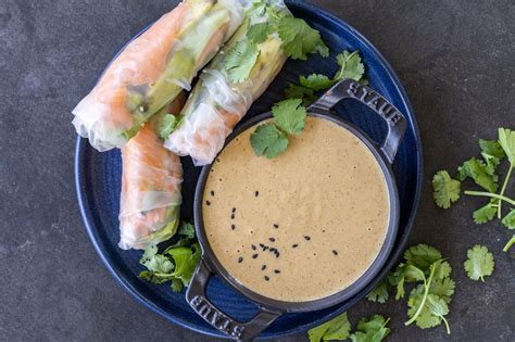 5-Minute Peanut Sauce for Spring Rolls (So Creamy) - Momsdish