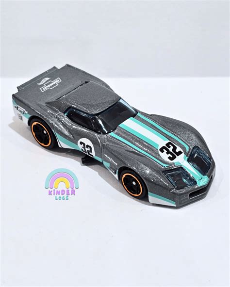 Hot Wheels 1976 Greenwood Corvette - Grey (Uncarded) - Buy At Kinder Logs