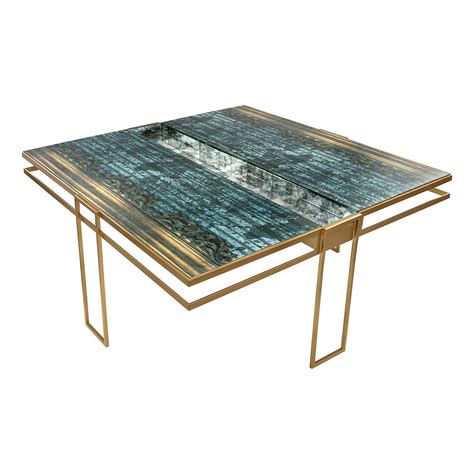 Carved Cement River Coffee Table | Modern Elegance – Artychoke