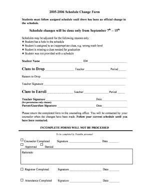 Fillable Online franklinquakers Class to Drop Teacher Period - Franklin ...