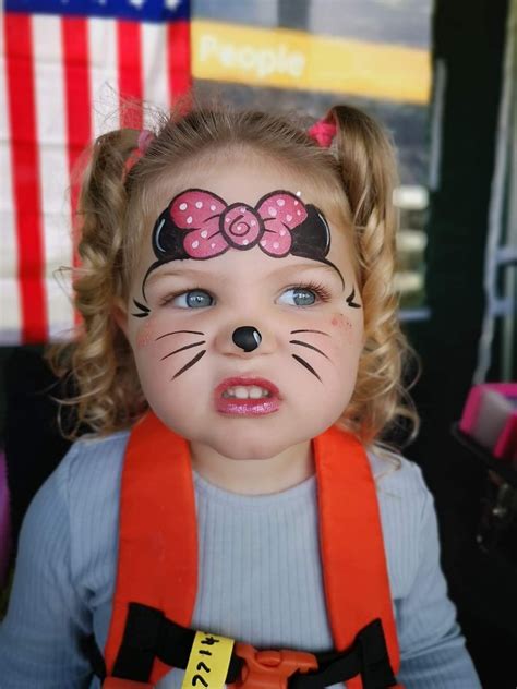 Minnie Mouse Face Painting Ideas Minnie Mouse Face Paint For Halloween