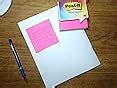 3M Post-it Sticky Note Cube, 200 Sheets (4 Colors x 50 Sheets) | 3" x 3 ...
