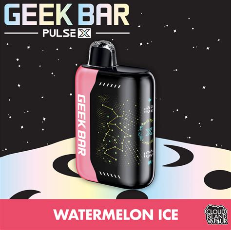 GEEK BAR PULSE X Disposable Vape - Watermelon Ice – Cloud Island Vapour