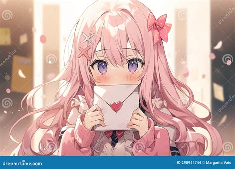 Anime Girl Love Blushing