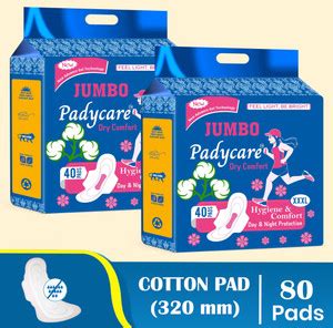 Padycare Disposable Cotton Period Pad for Women Sanitary Pad | Buy ...