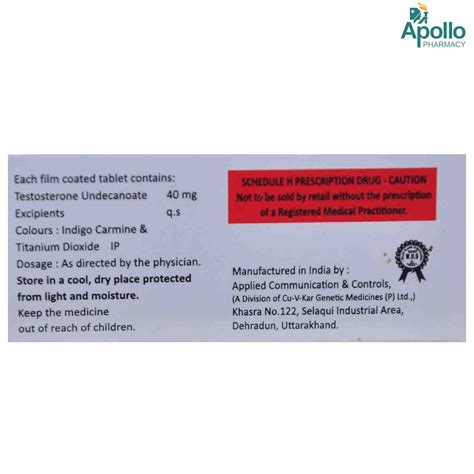 TESTOKI CAPSULE 10'S Price, Uses, Side Effects, Composition - Apollo ...