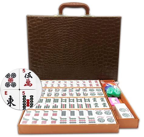 Mose Cafolo ~ American Mahjong Set - 166 White Engraved Standard Size ...