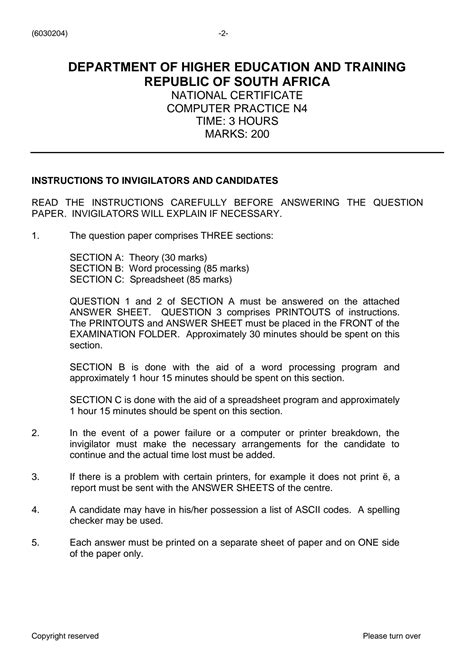 N4 Computer Practice Exam Papers 的图像结果