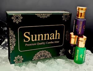 wafno Sunnah Combo attar (Pack of 3) luxury Attar & Perfume Herbal ...