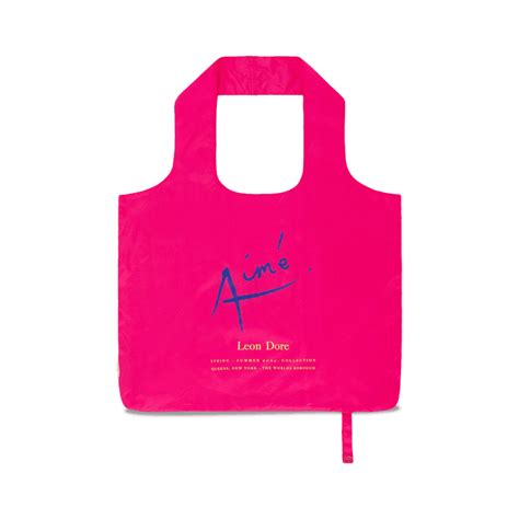 Aimé Leon Dore Packable Logo Tote 'pink' Price in India | Culture Circle