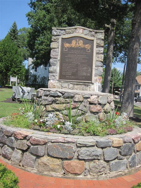 World War II Monument in Memorial Park, Wharton – New Jersey is the Best