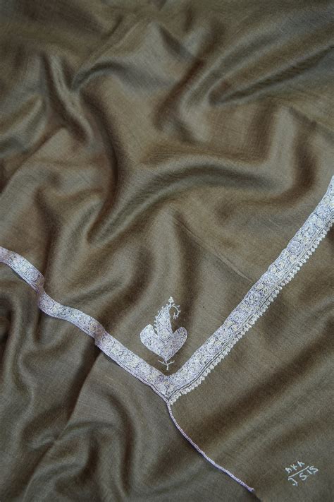 natural GI embroidery pashmina shawl 9636 – Phamb