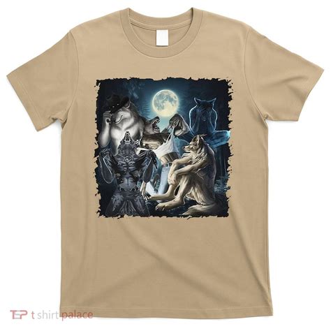 Wolf Ripping Werewolf Alpha Wolf Funny Oddly Meme T-Shirt | TShirtPalace