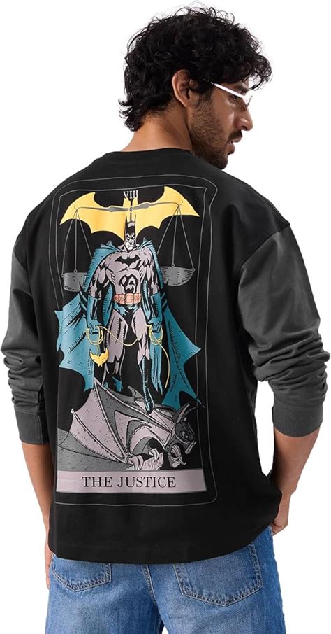 Roadster Navy Blue Graphic Printed Pure Cotton Oversized T-shirt ...