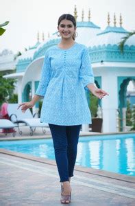 IKRASS Women Printed A-line Kurta - Buy IKRASS Women Printed A-line ...