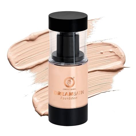 Buy Colors Queen Dream Satin Oil Free Water Proof Foundation (02 ...