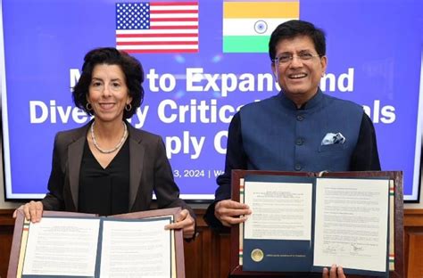 India, US ink MoU to cooperate on critical battery mineral supply ...