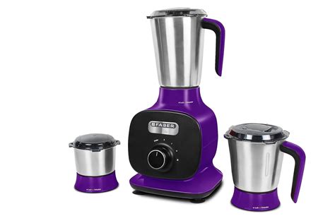 Buy Faber Candy 1000W 8-in-1 Mixer Grinder, 3 SS lock jars,lockable ...