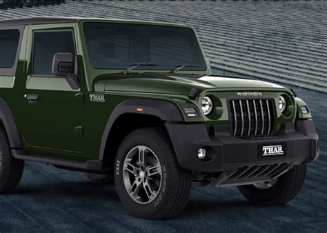 New Mahindra Thar Deep Forest Colour Reaches Dealerships