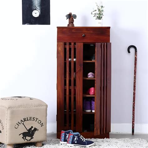 Chetan Interiors Solid Sheesham Wooden Shoe Rack for Home | 100% Wooden ...