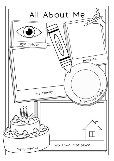 Printable All About Me Worksheet