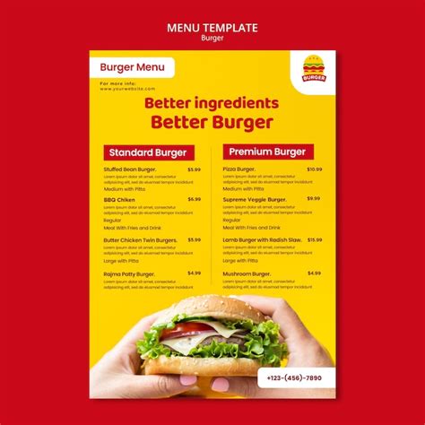 Fast Food Menu 的图像结果