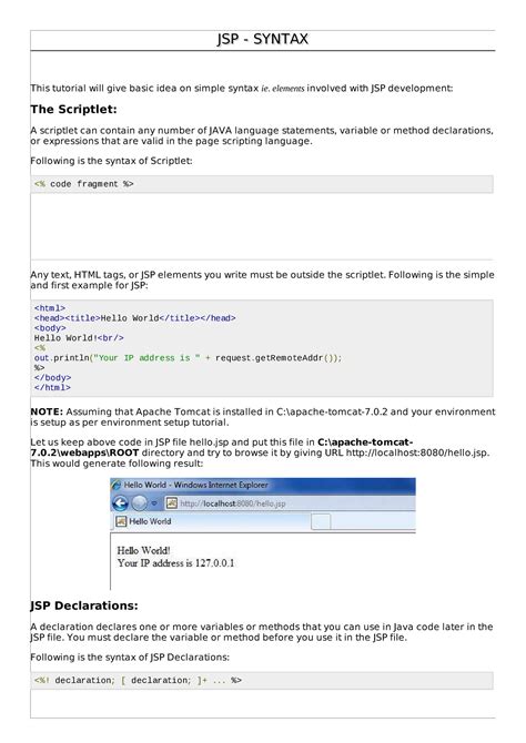 JSP Script Syntax 的图像结果