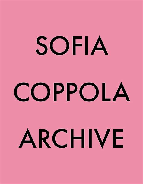 Archive : Coppola, Sofia: Amazon.de: Bücher