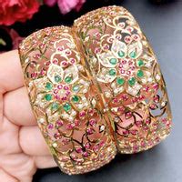 Bangles & Bracelets - Gold Plated Silver