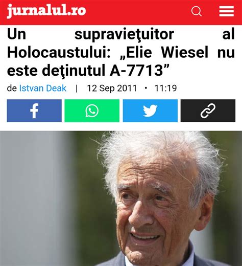 Elie Wiesel Romania