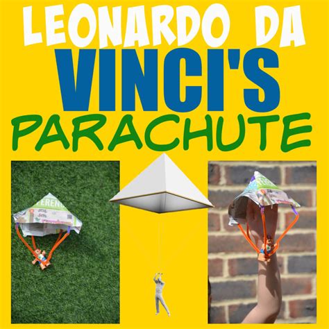 Leonardo Da Vinci Sketches Of Invention Parachute