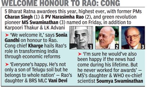 Bharat Ratna Awards: BJP Taunt for Congress, Message for South | India ...