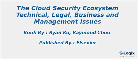 Best Research Books in The Cloud Security Ecosystem | S-Logix