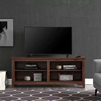 W. Trends Wood Media TV Stand Console, 58" | BJ's Wholesale Club