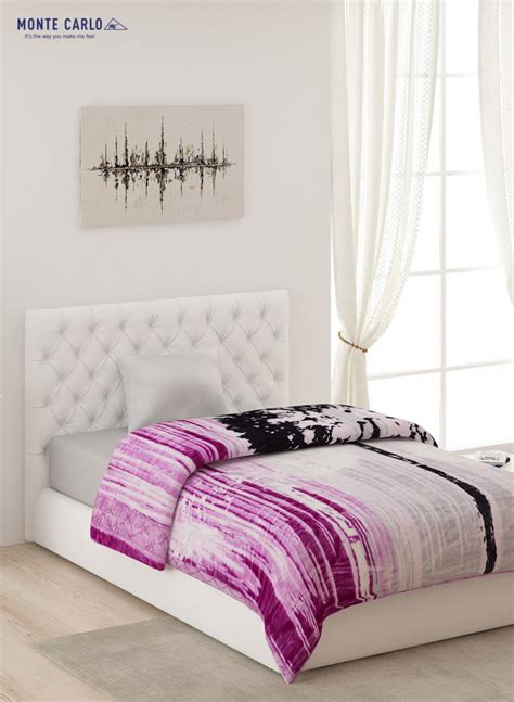 Buy Single Bed Multicolor Mink Blanket - 1 Ply Online in India - Monte ...