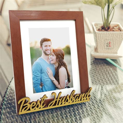 Art Street - Best Husband Table Photo Frame Red and Black for Valentine ...