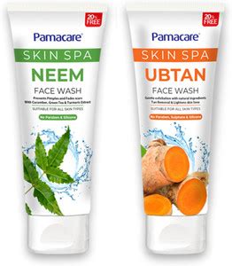 Pamacare Facewash Neem and Ubtan (Pack of 2) 120ml X 2 Face Wash ...