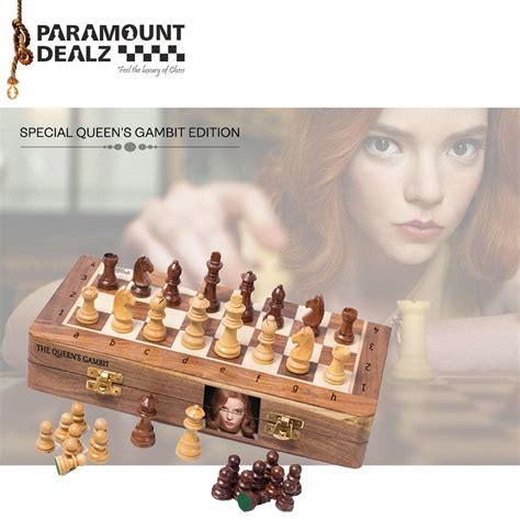 Paramount Dealz Personalized Queen's Gambit Exclusive Edition Handcraf