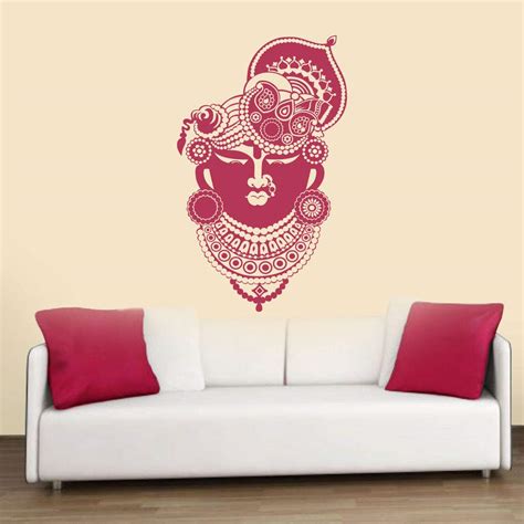 Buy Sticker Studio Lord Krishna Wall Sticker (PVC Vinyl,Size -60 CM X ...