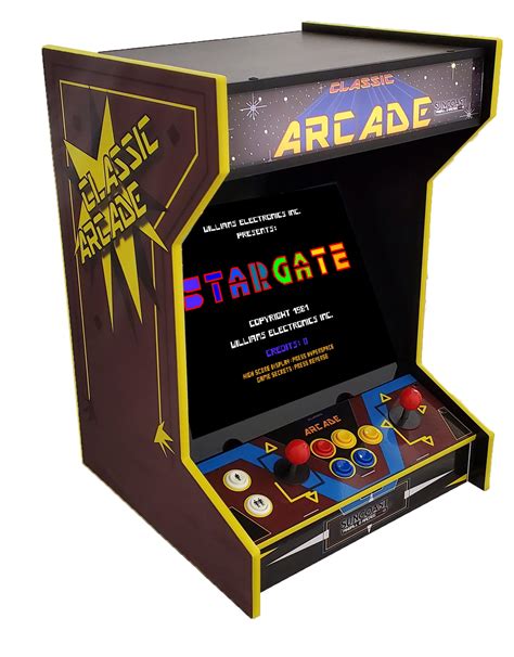 Buy Suncoast Arcade Classic Tabletop Arcade Machine With 19 Retro ...