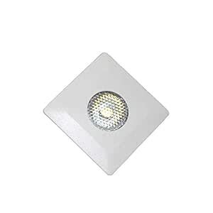 Finolex LED Square Cabinet Light 2 Watt, Warm White (Pack of 2 ...