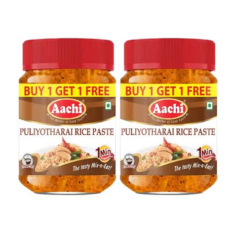 Puliyodharai Rice Paste | Buy 1 Get 1 Free | Ready in Minutes – Aachifoods