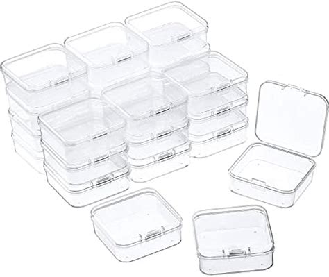 Buy Feliz clear plastic very small storage boxes size 8.75 x 3.75 x 2.5 ...