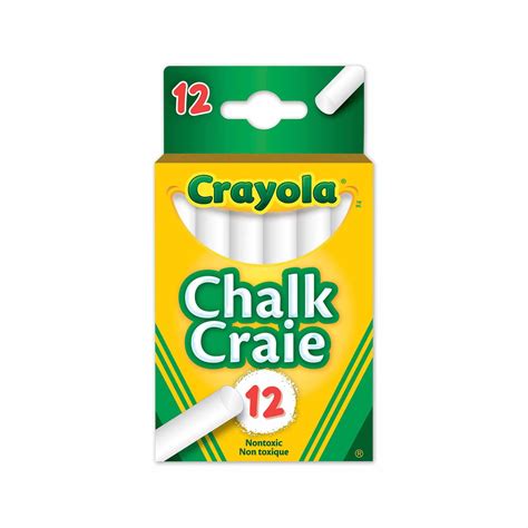 Buy 12 Packs: 12 ct. (144 total) Crayola® White Chalk Online at Lowest ...