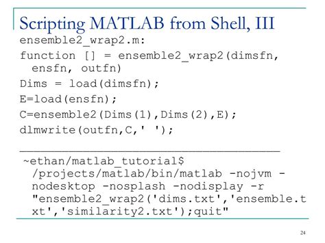Scripting MATLAB Tutorial 的图像结果