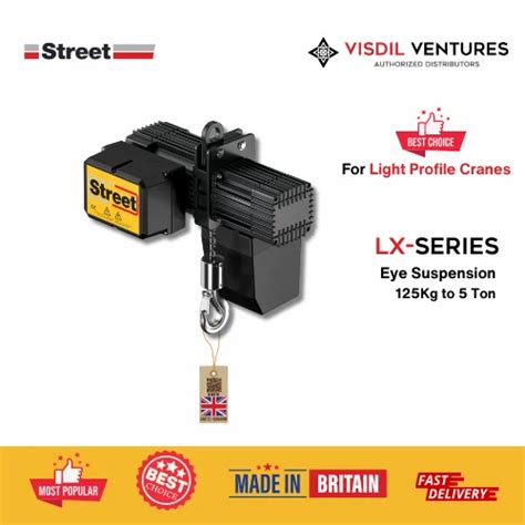 Electric Chain Hoist - Street Crane Make - LX Series - 250KG Chain ...