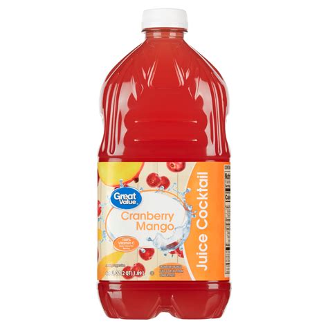 Great Value Cranberry Mango Juice Cocktail | Fig App