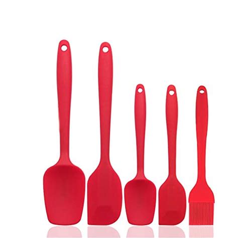 Buy VENIQE Silicone Spatula Set 5-Piece - 500ºF Heat-Resistant Baking ...