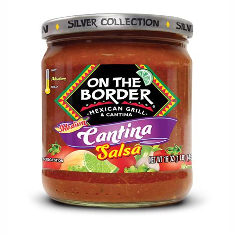 On The Border Medium Cantina Salsa, Gluten-Free, 16 oz Jar - Walmart ...